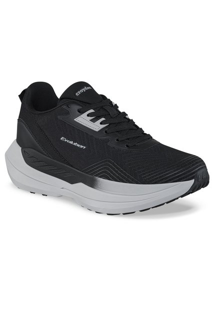 Tenis Running Temon Negro Croydon Para Hombre