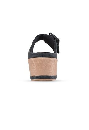 Sandalias Tacón Belkys Negro Croydon Para Mujer