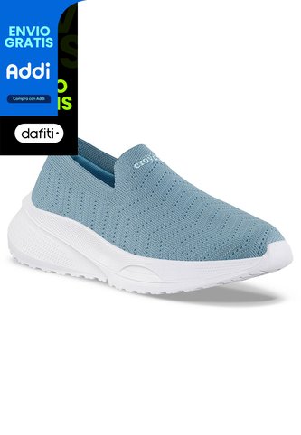 Tenis Para Caminar Slom Azul Croydon Para Mujer Croydon