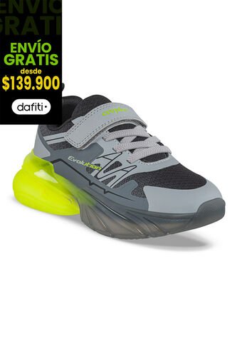 Tenis Running Yonew Gris Croydon Para Niño Croydon
