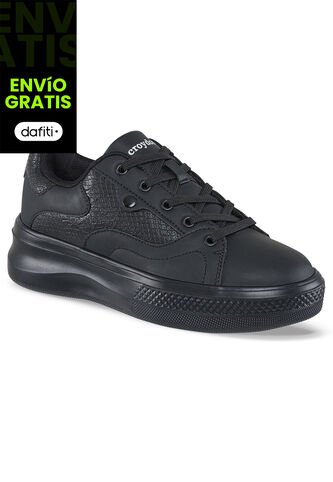 Tenis Urbanos Syntho Negro Para Mujer Croydon Croydon