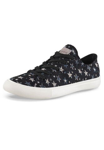 Tenis Budur Bajo Negro Croydon Para Mujer Croydon