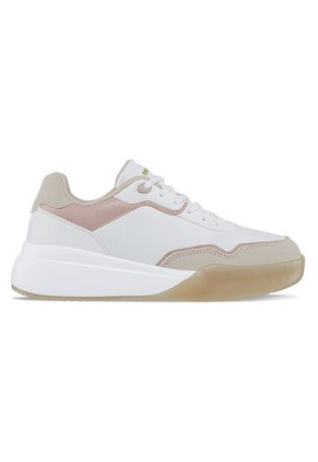 Tenis Keilen Blanco-Café Para Mujer Croydon