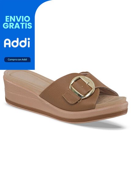 Sandalias Tacón Layna Café Para Mujer Croydon