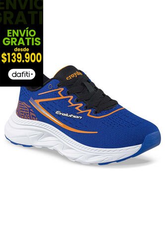 Tenis Running Yuluk Azul Croydon Para Niño Croydon
