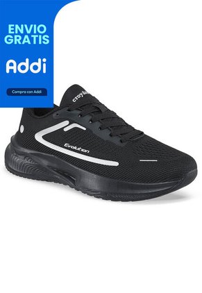 Tenis Running Bivix Negro-Negro Para Hombre Croydon