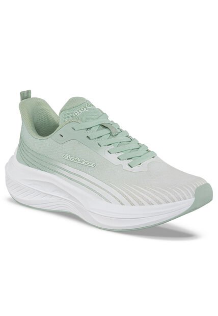 Tenis Running Lafog Blanco-Verde Croydon Para Mujer