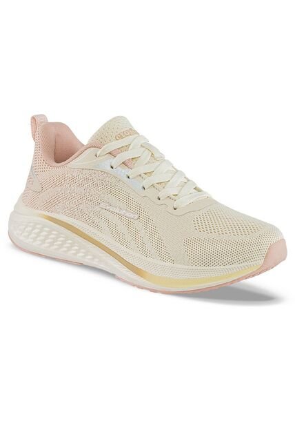Tenis Running Zelar Beige Croydon Para Mujer