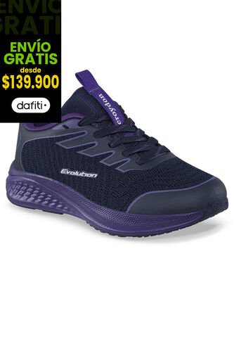 Tenis Running Neka Azul-Mora Croydon Para Niña Croydon