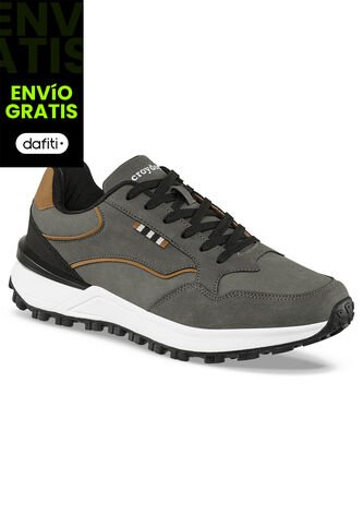 Tenis Urbanos Pehuf Gris Para Hombre Croydon Croydon