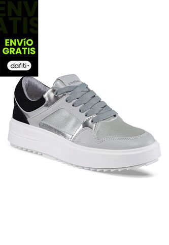 Tenis Herlinda Plata Para Mujer Croydon Croydon
