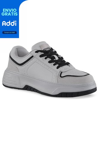 Tenis Urbanos Cuspi Gris Croydon Para Mujer Croydon