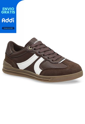 Tenis Sona Café-Blanco Croydon Para Mujer Croydon