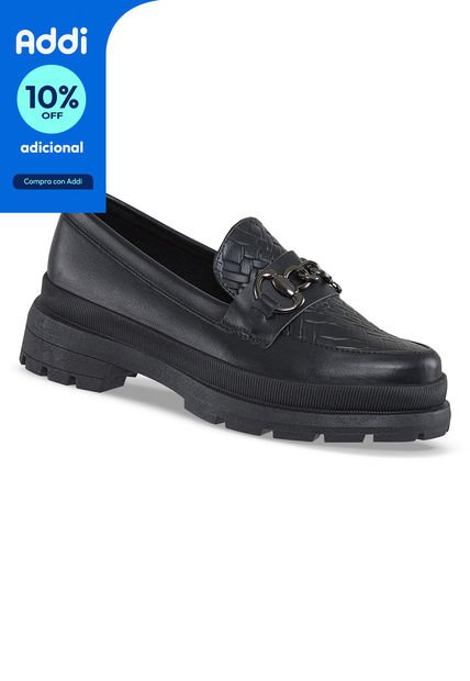 Mocasines Vilma Negro Para Mujer Croydon