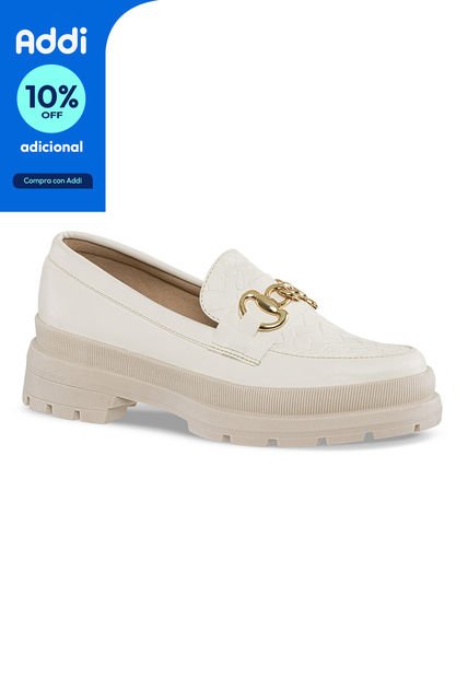 Mocasines Vilma Blanco Para Mujer Croydon