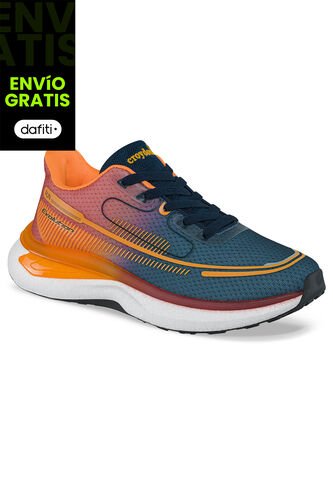 Tenis Running Najal Naranja Para Hombre Croydon Croydon