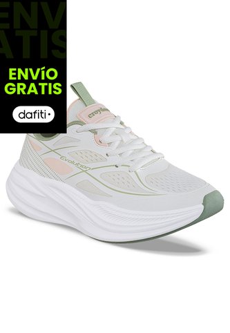 Tenis Running Xudok Blanco Croydon Para Mujer Croydon