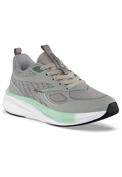 Tenis Running Naki Gris Croydon Para Mujer