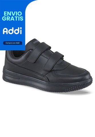 Tenis Colegio Shopir Pro V Negro-Gris Para Hombre Y Mujer Croydon Croydon