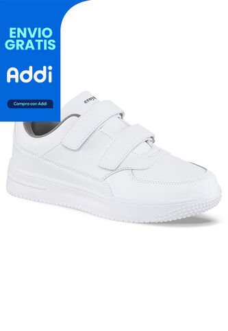 Tenis Colegio Shopir Pro V Blanco-Gris Para Hombre Y Mujer Croydon Croydon