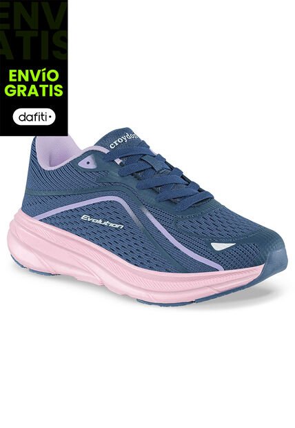 Tenis Running Tibble Azul Osc Para Mujer Croydon