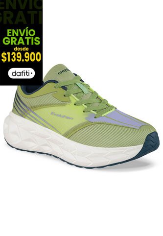 Tenis Running Bukir Verde Croydon Para Mujer Croydon