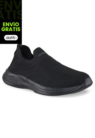 Tenis Running Vorix Negro-Negro Para Mujer Croydon Croydon