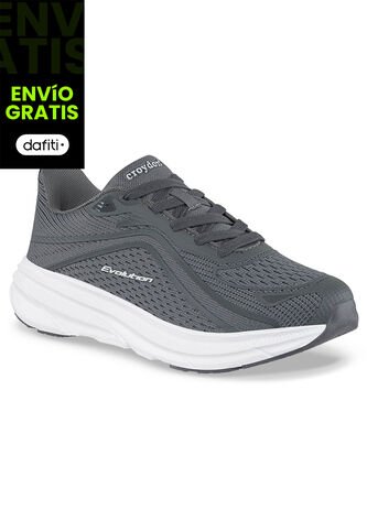 Tenis Running Tibble Gris Para Mujer Croydon Croydon