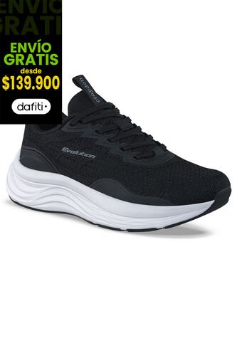 Tenis Running Redker Negro-Blanco Croydon Para Mujer Croydon