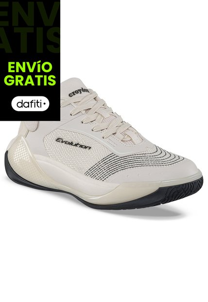 Tenis Basketball Meloz Beige Croydon Para Mujer