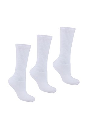 Medias Acanaladas Blanco Para Mujer Croydon