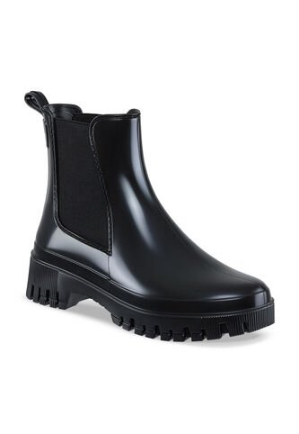 Botines Lluvia Kathie Negro Croydon Para Mujer Croydon
