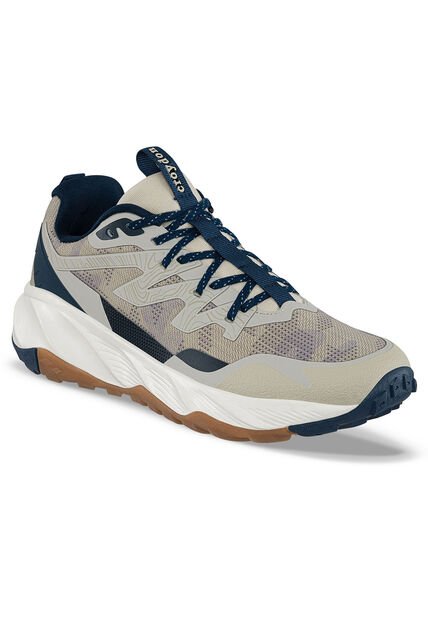 Tenis Trail Running Siburu Beige Croydon Para Hombre