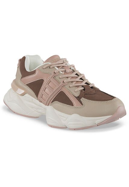Tenis Urbanos Nado Beige-Café Croydon Para Mujer