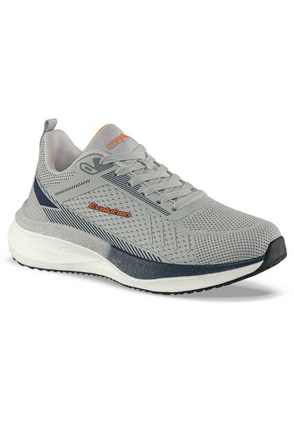 Tenis Running Forok Gris Croydon Para Hombre