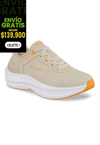 Tenis Running Racod Beige Croydon Para Mujer Croydon