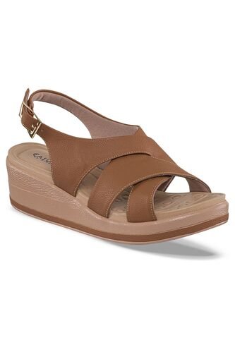 Sandalias Tacón Faustina Café Para Mujer Croydon Croydon