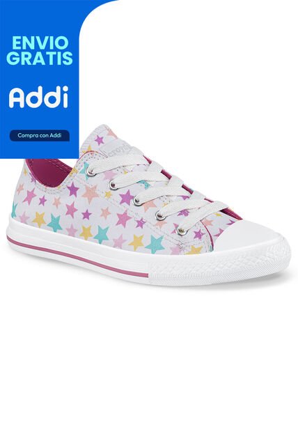 Tenis Lou Bajo Blanco Para Niño Croydon