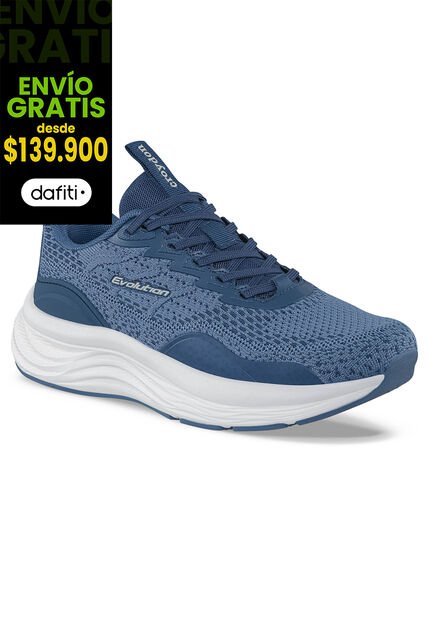 Tenis Running Redker Azul Croydon Para Mujer