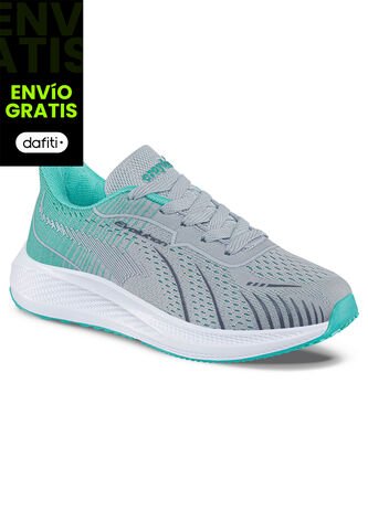 Tenis Arilly Gris-Agua Para Niña Croydon Croydon