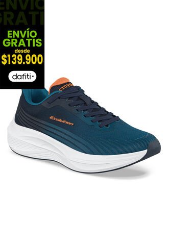 Tenis Running Pexil Azul Croydon Para Hombre Croydon