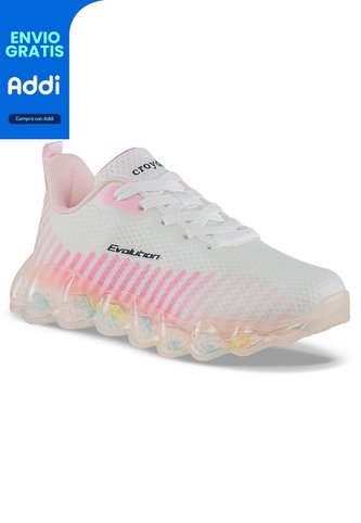 Tenis Running Sillux Rosa Croydon Para Niña Croydon