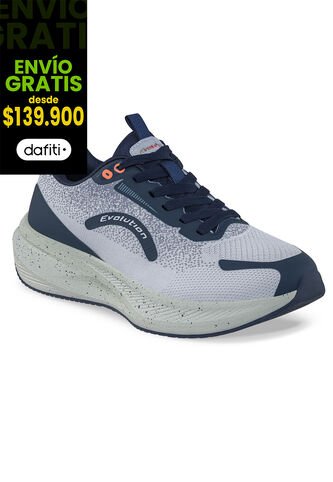 Tenis Running Vebar Gris Croydon Para Hombre Croydon