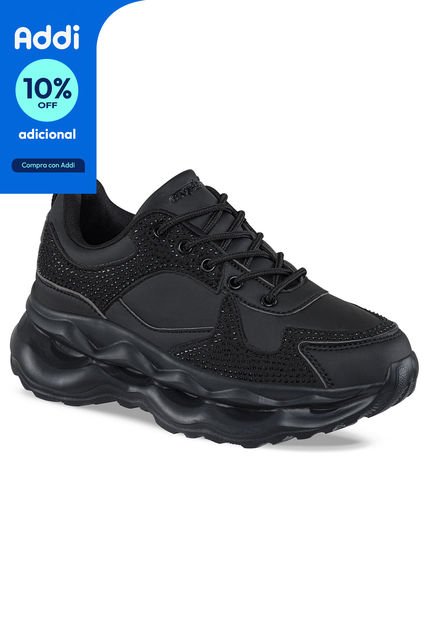 Tenis Quiver Negro Para Mujer Croydon