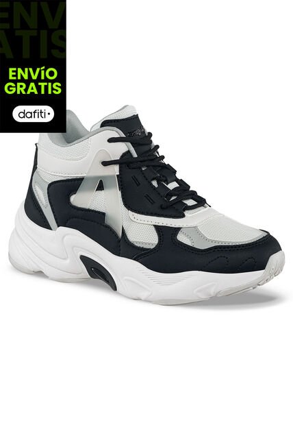 Tenis Kermy Blanco-Neg Para Mujer Croydon