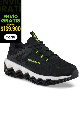 Tenis Running Wuhop Negro Croydon Para Hombre Croydon