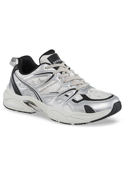 Tenis Urbanos Argame Gris-Negro Croydon Para Mujer