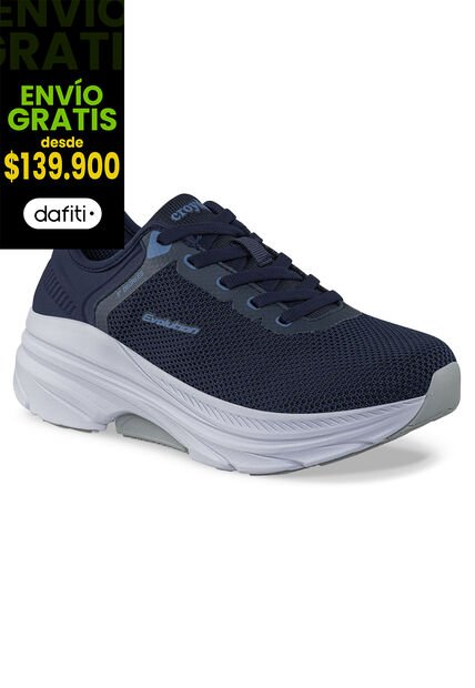 Tenis Running Soline Azul Osc Croydon Para Mujer