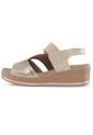 Sandalias Tacón Whitni Oro Croydon Para Mujer de Croydon