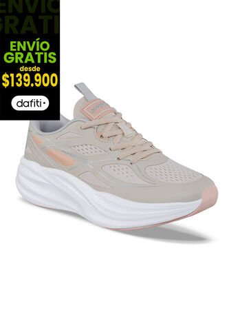 Tenis Running Xudok Beige Croydon Para Mujer Croydon